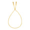 Adjustable Bracelet with Chain Tassels in 14k Yellow Gold
